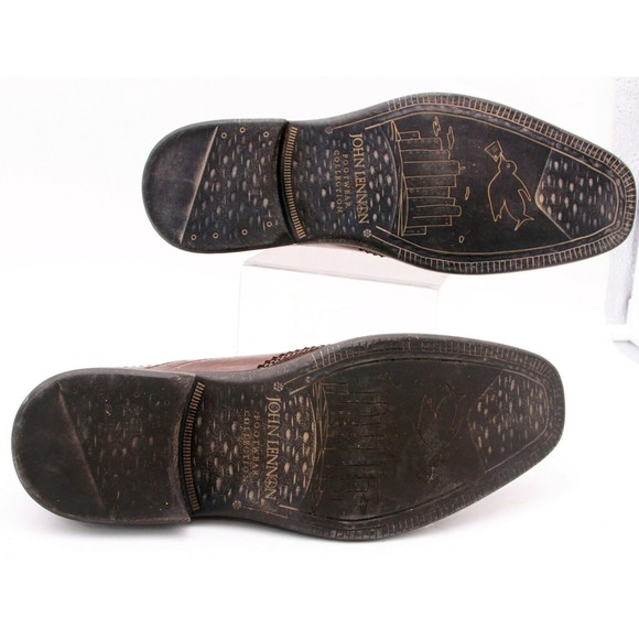 John Lennon Shoes Mens Size 11D Lucy Oxfords Leather Lace Up Brogue 2010 - Picture 7 of 10